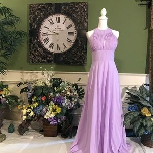 Formal evening prom bridesmaid gown